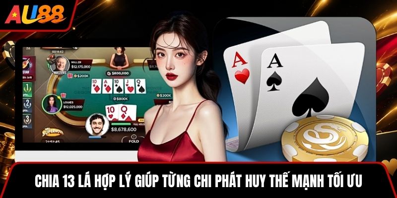 Chia 13 lá hợp lý giúp từng chi phát huy thế mạnh tối ưu