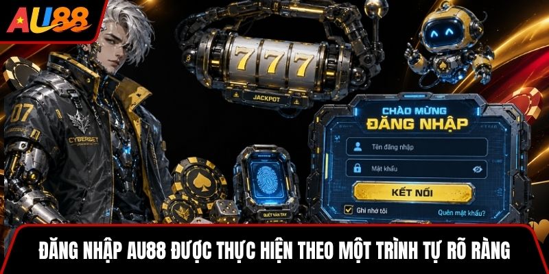 Đăng nhập AU88 được thực hiện theo một trình tự rõ ràng